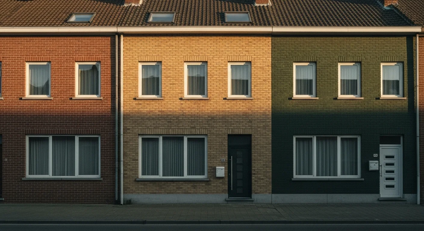 Maison belge typique pour la classe PEB C