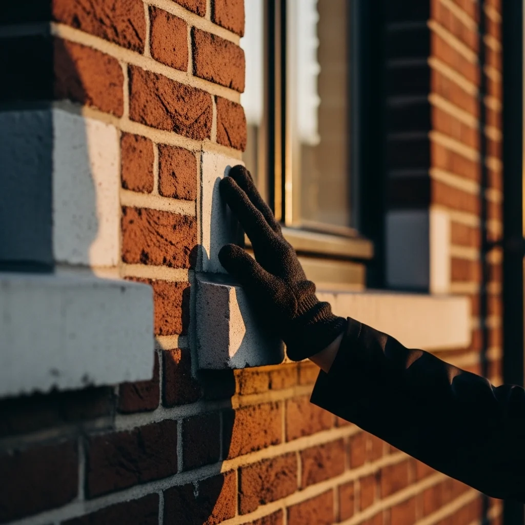 Façade rénovée en heure dorée